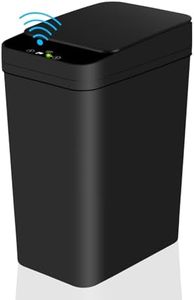 Bathroom Touchless Trash Can - Anborry 2.2 Gallon Smart Automatic Motion Sensor Rubbish Can with Lid Electric Waterproof Narrow Small Garbage Bin for Kitchen, Office, Living Room, Toilet, Bedroom, RV