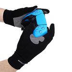 ONISSI Pro Gaming Gloves for Sweaty Hands – Gamer Grip Gloves for Video Games on PS4/ PS5/ Xbox/Computer/VR – Anti Sweat, Black, Full Finger Gaming Gloves for Men and Women (Medium)