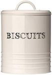 Premier Housewares Sketch Biscuit Canister - Cream