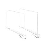 Bagentry 2 Pack Acrylic Shelf Divid