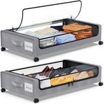 YAASHEEN Under Bed Storage with Whe