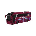 FOCO Officially Licensed West Ham United FC Football BRXLZ Bricks 3D Coach Toy Model - Premier League Construction Toy - 1347 Pieces - Ages 12+ - Sports Merchandise