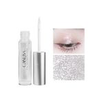 Canusa Liquid Glitter Eyeshadow | Long Lasting | Liquid-type | Quick-Drying | glitter eyeshadow that shimmers like shattered glass in every angle | 2g/0.07 Fl Oz (Silver)
