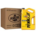 Pennzoil 5W-30 Gasoline Engine Oil, 5 Quart (Case of 3)