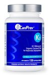 CanPrev K2 | 120 softgels l Premium K2 Supplement with Organic Coconut Oil, High Potency Vitamin K2 for Maintaining Strong Bones and Teeth, Essential For Bone Health