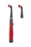 Rubbermaid Reveal Power Scrubber, Grout Plastic, Red