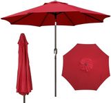 Blissun 9' Outdoor Patio Umbrella, 