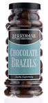 Original Chocolate Brazil Nuts Choc Brazils Retro Sweets Gift Jar by Berrymans Sweet Shop - Classic Sweets, Traditional Taste.