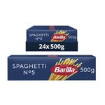 Barilla Pasta Classic Spaghetti made with durum wheat, Bulk Pack of 24 x 500g