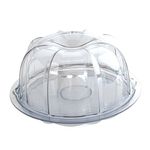 Nordic Ware Deluxe Bundt Cake Storage Box, Acrylic Storage Box for Original Bundt Cake, Premium Cake Storage Container Made in The USA, Colour: Clear