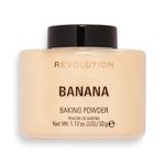 Revolution Beauty London, Loose Baking Powder, Prolongs Makeup Wear, Setting Banana, For Medium Skin tones, 32g