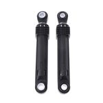 jackyee 2Pieces Washer Front Load Part Plastic Shell Shock Absorber for Washing Machine Washer Shock Absorber Black&Silver