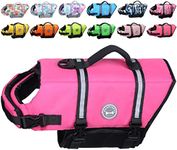 VIVAGLORY Rip Stop Dog Life Jacket,