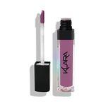 Klara Cosmetics Kiss Proof Lipstick 19 Lady Lavendar Nude Violet Pastel Liquid Matte Lipstick Long Lasting Full Colour Pigment