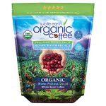 907g Subtle Earth Organic Decaf - Swiss Water Process Decaf - Medium Dark Roast - Whole Bean Coffee - Low Acidity - Organic Certified by CCOF - 907 Gram Bag