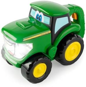 John Deere Johnny Tractor Toy and Flashlight, Ages 18 Months and Up for Unisex Children, Green