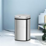 Devanti Rubbish Bin 50L Sensor Sliv