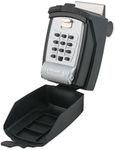 KeyGuard SL-591 Portable Car Lock Box, Black, Combination Lock, Keypad, Protective Cover, 20 in x 15 in x 7 in