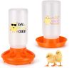 TGEYD Chick Feeder and Waterer Set – Automatic 1L Chicken Feeder and Waterer for Baby Chicks, Ducks, and Quail – Brooder Starter Kit & Chicken Coop Accessories