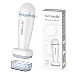 Bioneedle Derma Stamp 120 Titanium Microneedling Stamp Adjustable dermastamp 0-2mm Derma Roller Microneedling Pen for Hair Growth Face Skin Care BIO120