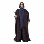 Mattel Harry Potter Collectible Severus Snape Doll (~12-inch) Wearing Black Coat Jacket and Wizard Robes, with Wand, Gift for 6 Year Olds and Up, GNR35