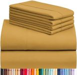 LuxClub 6 PC Bamboo Sheet Set w/ 18