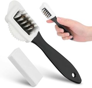 Suede Brush Kit, 4-Sided Suede Cleaning Brush with Eraser, Cleaner Brush for Boots, Jackets, Shoes, Furniture