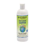 earthbath Shed Control Shampoo - Helps Relieve Shedding & Dander, Gentle & Natural Shampoo for Dogs & Cats, Green Tea & Awapuhi, Pint - 472ml