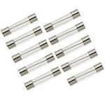 10 Pcs 20 Amp 125 Volt 611 Microwave Oven Fuses for GE Frigidaire Hotpoint Microwave, Replacement for WB27X11138 5304509451 5304464087 5304488359 AP5648907 PS5136235 Microwave Fuses 6mmx30mm