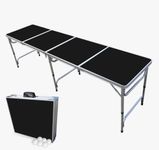 PARTYPONG 8-Foot Folding Pong Table w/Pong Balls