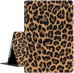 for iPad 9th / 8th / 7th Gen (2021/2020/2019) 10.2 inch/iPad Air 10.5" 2019 / iPad Pro 10.5" Case, Adjustable Stand Shockproof Protective Cover, with Automatic Wake/Sleep Function, Leopard Print