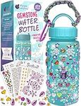 Decorate Your Own Gem Kids Water Bottle Craft Kits - 6 7 8 9 10 11 Year Old Girl Gift Ideas & Birthday Girls Gifts 8-12 Years Old - Unique Arts and Crafts for Girls Age 10-12 - DIY Toys for Girls 7-10