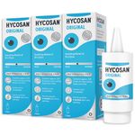 Hycosan Original - Triple Pack - Preservative Free Eyedrops - Sodium Hyaluronate 0.1% - Eye Drops for Mild to Moderate Dry Eye Symptoms and Contact Lens Irritation - 3x7.5ml