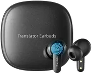 ANFIER Offline Translator Earbuds M3 Language Translator Device Black Translation Earbuds Support 74 Languages and 70 Accents for iOS and Android (with Offline Translation Black)