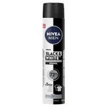 NIVEA MEN Invisible for Black & White Original Anti-Perspirant Deodorant Spray (250ml), 0% Alcohol Aerosol Spray, Anti-Mark Men's Anti-Perspirant Deodorant