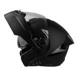 Steelbird Bluetooth Flip Up ISI Certified Helmet for Men and Women with Inner Smoke Sun Shield | SBA-8 7Wings (Large 600 MM, Glossy Black)