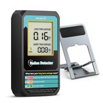 Spolehli Radon Detector for Home with Bracket, Portable Radon Test Kit for Short and Long Term, Large Digital Display Continuous Radon Monitor, AAA Battery-Powered USA Version, PCi/L (Update Hourly)