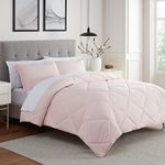 Eclipse Comforter Set, Peach Blush