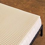 Pure Green 100% Natural Latex Mattress Topper - Medium Firmness - 2 Inch - Full Size