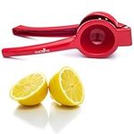 Cucisina Lemon Squeezer/Lime Juicer/Citrus Press - Commercial Grade Aluminum (Red)