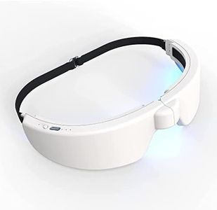 Lukirch Light Therapy Glasses, Portable & Wearable UV-Free Blue Light Therapy Lamp, Natural Relief for Good Sleep, Happy Mood, Boost Energy and Jet Lag (Glasses-I)