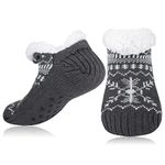 Moyel Mens Slipper Socks Men Fuzzy Fluffy Warm Winter Socks Reading Gifts for Men Husband Son Boyfriend Christmas