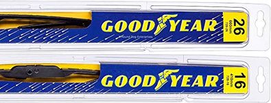 2009-2015 Toyota Corolla LE Replacement Wiper Blade Set/Kit (Set of 2 Blades) (Goodyear Wiper Blades-Premium) (2010,2011,2012,2013,2014)