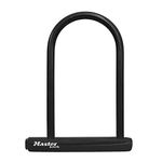 Master Lock 8170D Hardened Steel U-Lock, 6-1/8-Inch Wide, 8-Inch Shackle Clearance , Black