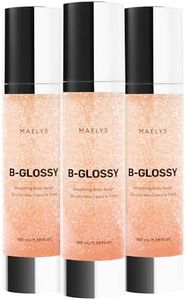 MAËLYS B-GLOSSY Hyaluronic Acid Body Serum - Firming & Hydrating Body Serum for Crepey Skin - Peptides + Meadowfoam - Helps Smooth Look of Wrinkles & Aging Skin - Lightweight Firming Serum (3 Pack)
