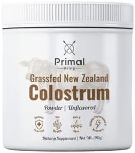 Primal Being Grassfed Beef Colostrum - Supports Immune Function, Gut Health, Hair, Anti-Aging, Athletic Performance, Recovery - 90 Grams unflavored Powder, 3000 mg per Serving