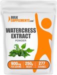 BulkSupplements.com Watercress Extract Powder - Nasturtium Officinale Extract, Watercress Powder - Gluten Free, 900mg per Serving, 250g (8.8 oz) (Pack of 1)