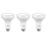 Philips LED Dimmable BR30 Light Bulb: 650-Lumen, 5000-Kelvin, 9-Watt (65-Watt Equivalent), E26 Base, Daylight, 3-Pack