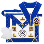 THE MASONIC COLLECTION - Regalia Provincial London Grand Rank Undress LGR Lambskin Leather Apron Pack - A Useful Gift Accessory for Freemason Men