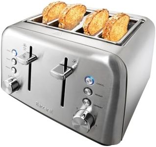 Baccarat The Toasty Slice 4 Slice Toaster Stainless Steel 28.5X29.0X19.3cm